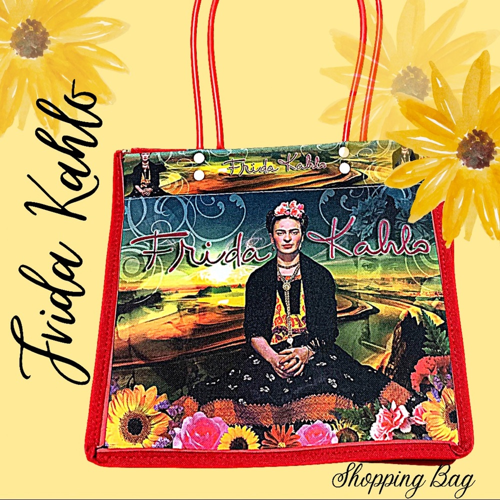 Frida Kahlo Poly Mesh Market Tote